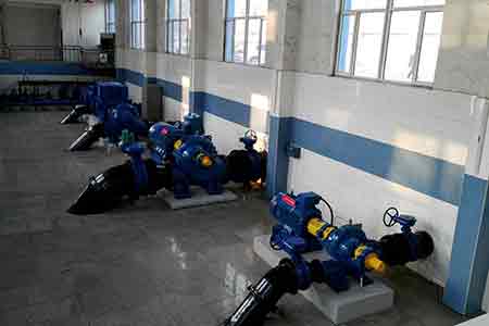 KPS系列单级双吸离心泵在沈阳自来水公司砂山泵站使用现场